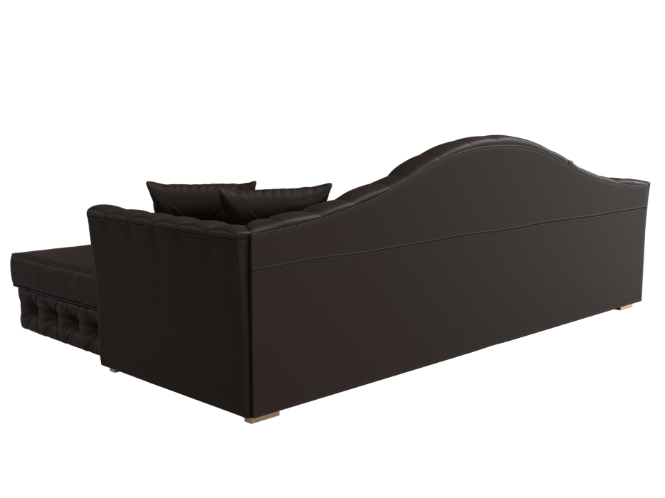 Диваны угловые в гостиную, Диван угловой Артис правый угол, экокожа