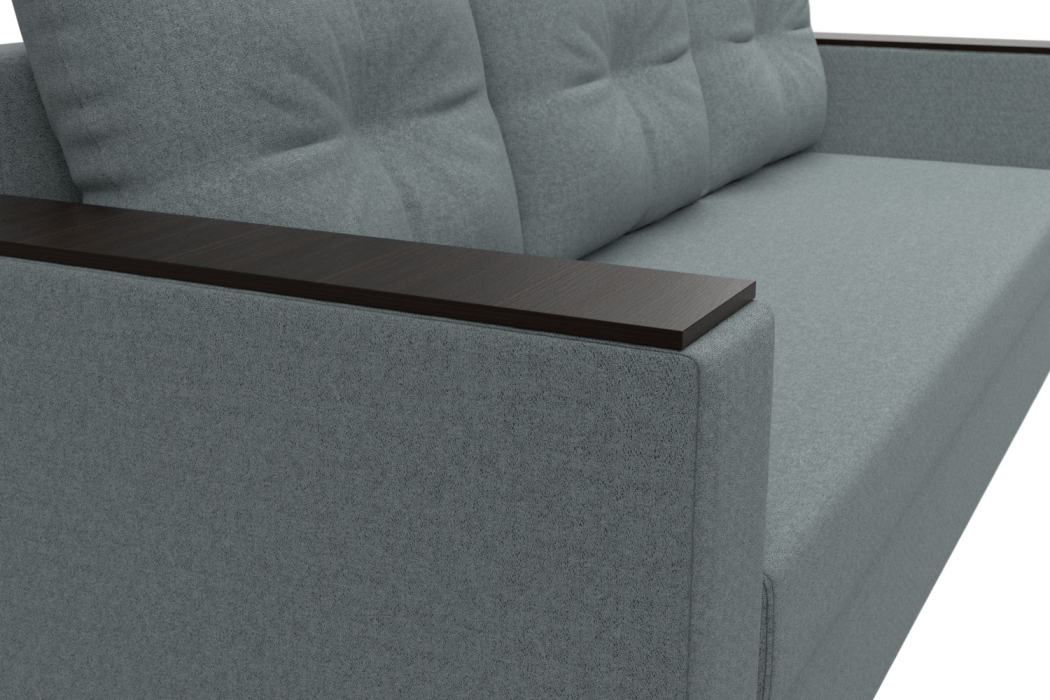 Диваны еврокнижки, Диван прямой Атланта без стола, рогожка Амур