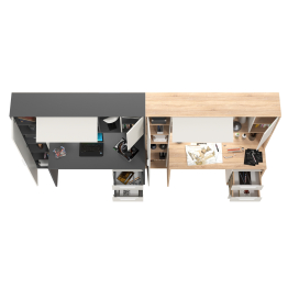 Два стола компьютерных Комфорт 12.95N