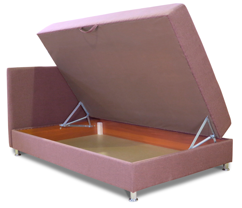 Кровати с мягким изголовьем, Кровать тахта Классика 140 с подъемным механизмом, рогожка