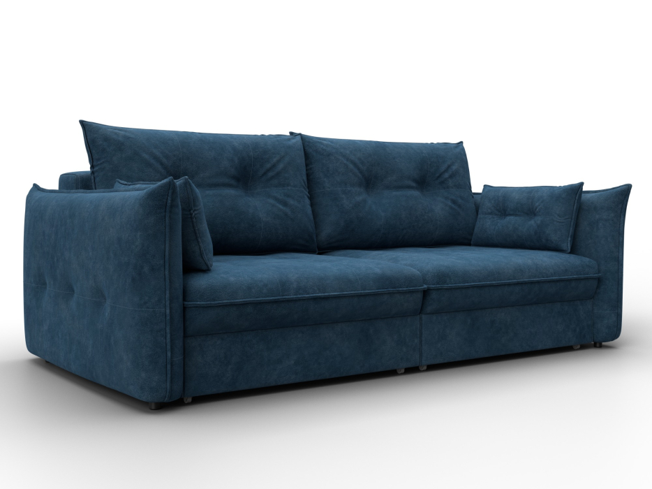 Диваны еврокнижки, Диван прямой Лига-100 НПБ, велюр BRUT