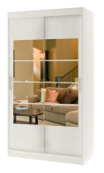 Шкафы-купе, Шкаф купе РИФ-2 ЗЕРКАЛО вариант 3 габарит 1100х400х2500