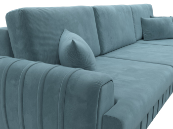 Диван прямой Лига-057 НПБ Лонг, велюр SEVEN