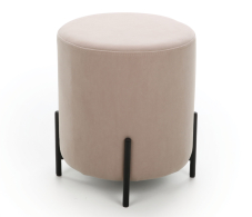 Пуфы дизайнерские, ПУФ ШАРЛЬ круглый, велюр