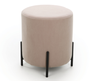 ПУФ ШАРЛЬ круглый, велюр