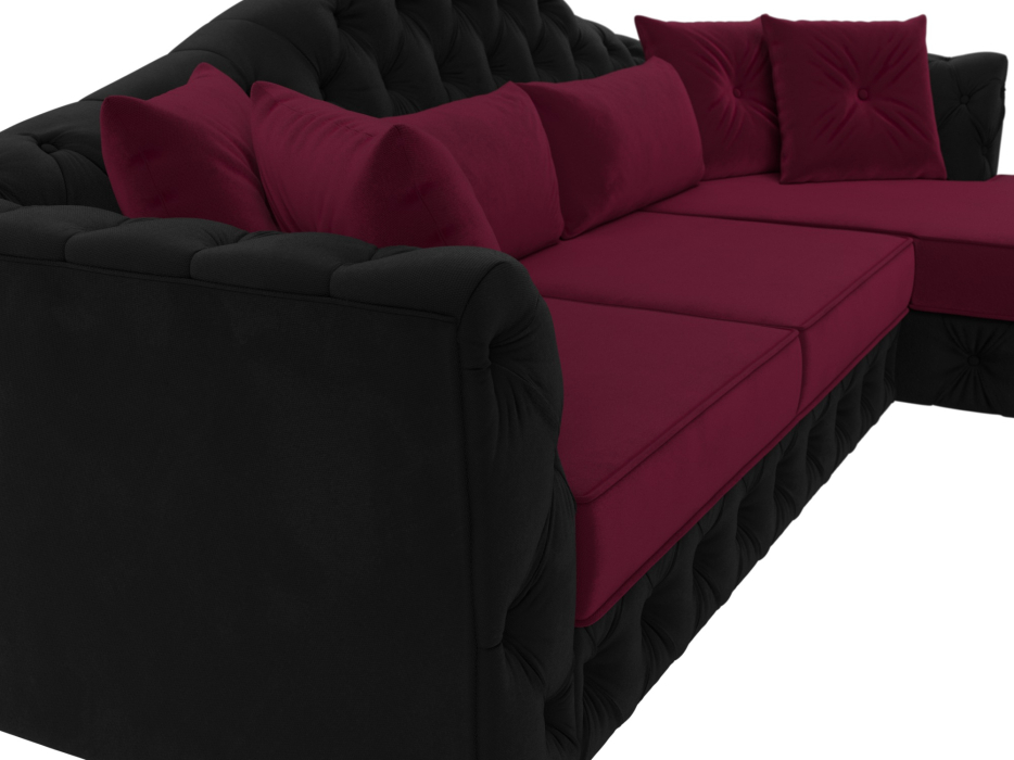 Диваны угловые в гостиную, Диван угловой Артис правый угол, микровельвет