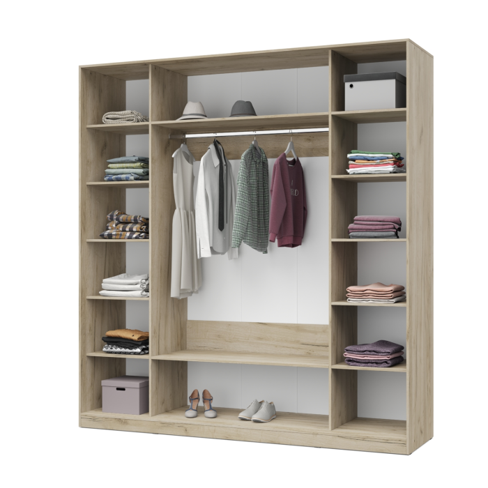 Шкафы-купе 3-х дверные, Шкаф-купе 3-дв  Роланд Р222  (в2360*ш2200*г590)