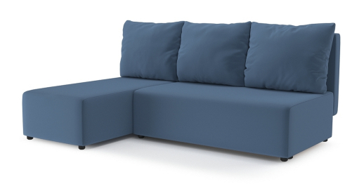 Угловой диван Каир Lux, велюр, левый