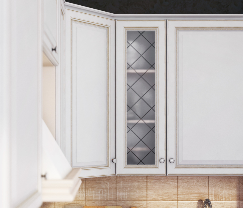 Кухонные гарнитуры, Кухонный гарнитур Регина Белое золото 2х2,1м