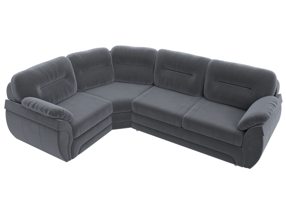 Диваны угловые в гостиную, Диван угловой Бруклин левый угол, велюр