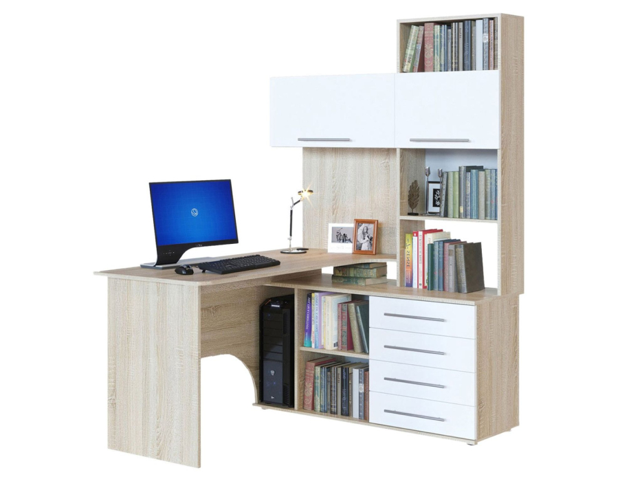 Угловые компьютерные столы, Компьютерный стол КСТ-14 Правый