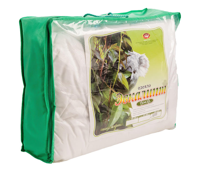 Одеяла, Одеяло Эвкалипт облегченное,в чехле из микрофибы, 200*220 см