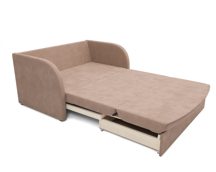 Диваны кровати со спальным местом, Диван прямой выкатной Малютка (Велюр)