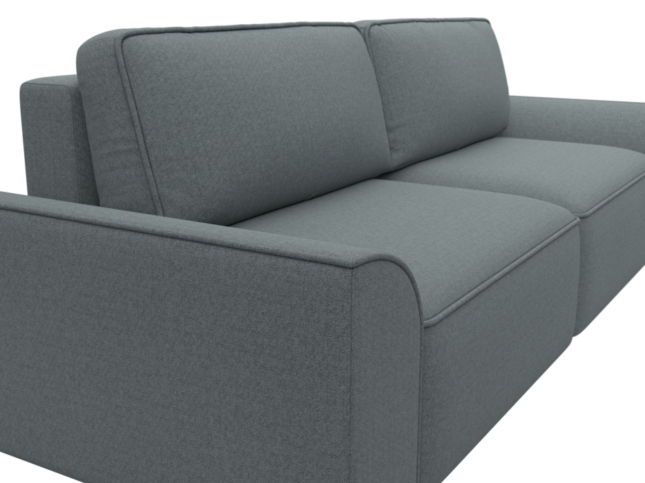 Диваны еврокнижки, Диван прямой Лига-048 НПБ, рогожка Амур