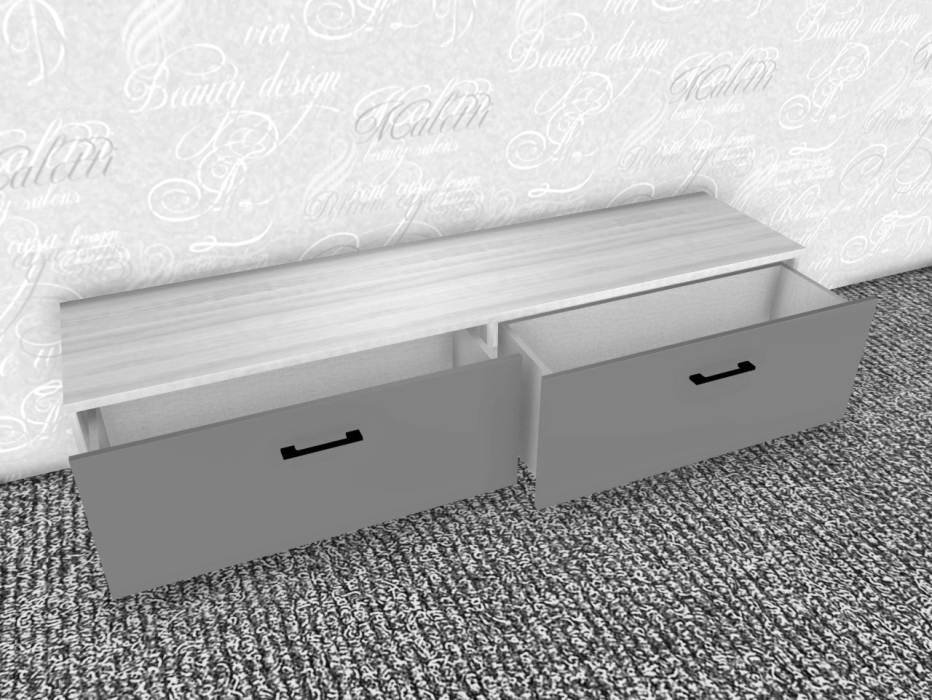 ТВ-тумбы, Модульная система Грейс Тумба ТБ-5038  Гикори Джексон Темный