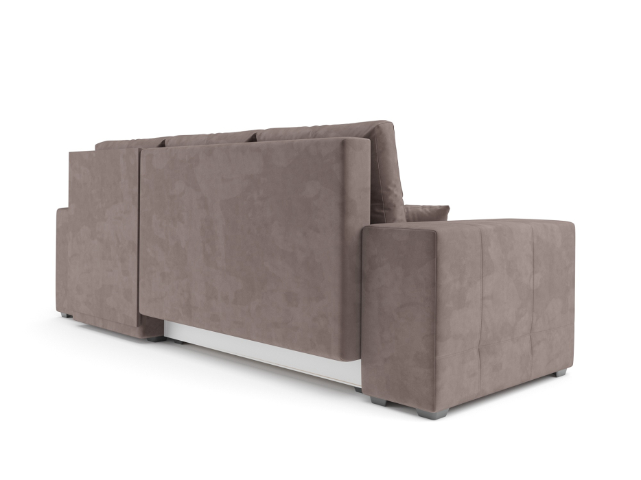 Диваны угловые в гостиную, Диван угловой Монреаль Правый угол (Велюр)