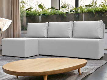 Угловой диван Поло левый угол, экокожа