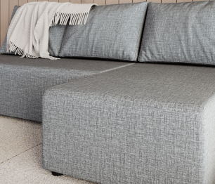 Угловой диван-кровать Комо, рогожка