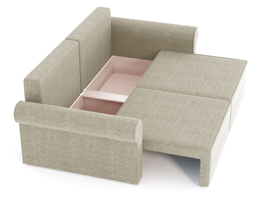 Диваны еврокнижки, Диван-кровать еврокнижка-трасформер Флоренция, рогожка