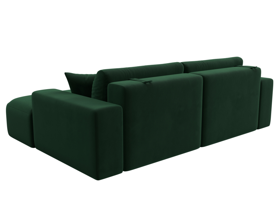 Диваны угловые в гостиную, Диван угловой Лига-036 Классик правый угол, велюр