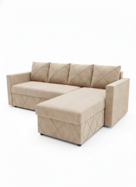 Диван угловой Стелла 140, велюр