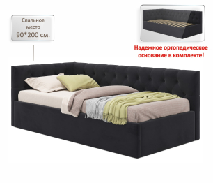 Мягкая кровать-тахта Afelia 900 с ортопедическим основанием