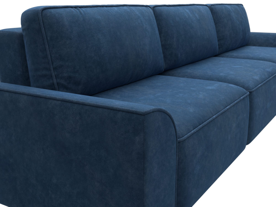 Диваны еврокнижки, Диван прямой Лига-048 НПБ Лонг, велюр BRUT