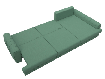 Диван угловой Лига-057 НПБ Лонг угол правый, рогожка Амур