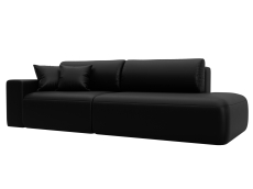 Диваны еврокнижки, Диван прямой Лига-036 НПБ Модерн подлокотник слева, экокожа GRIFON