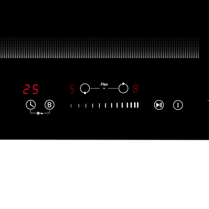 Встраиваемые варочные панели, Индукционная варочная поверхность  ETERNO 60 BL (независимая)
