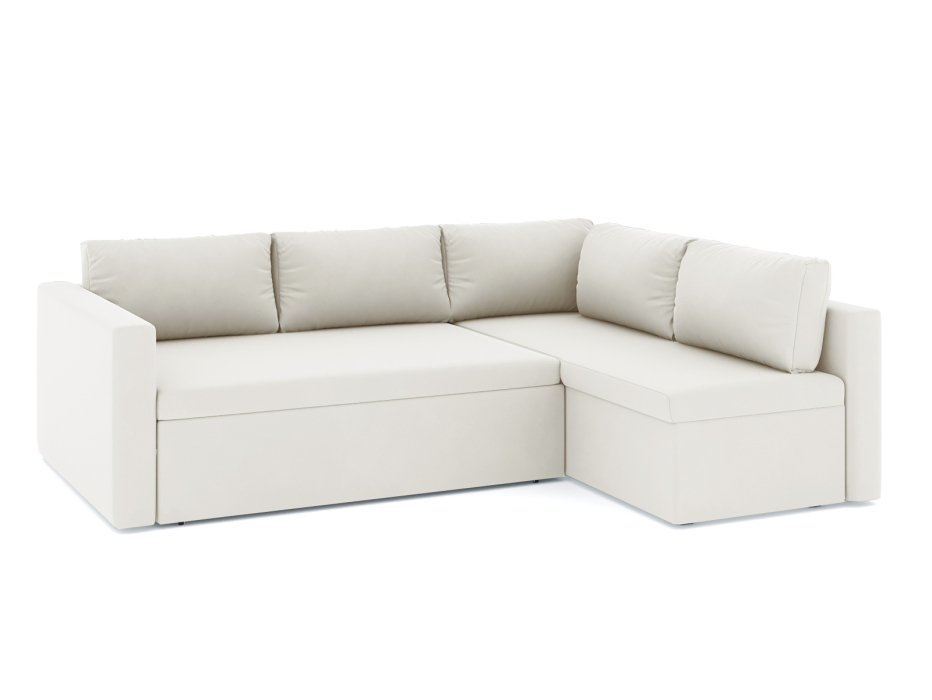 Диваны угловые в гостиную, Диван-кровать угловой Мансберг дельфин, велюр