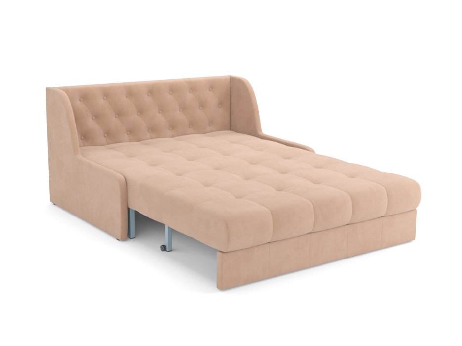 Диваны с ящиком для белья, Диван аккордеон Барон №6 НПБ 140х200 Велюр