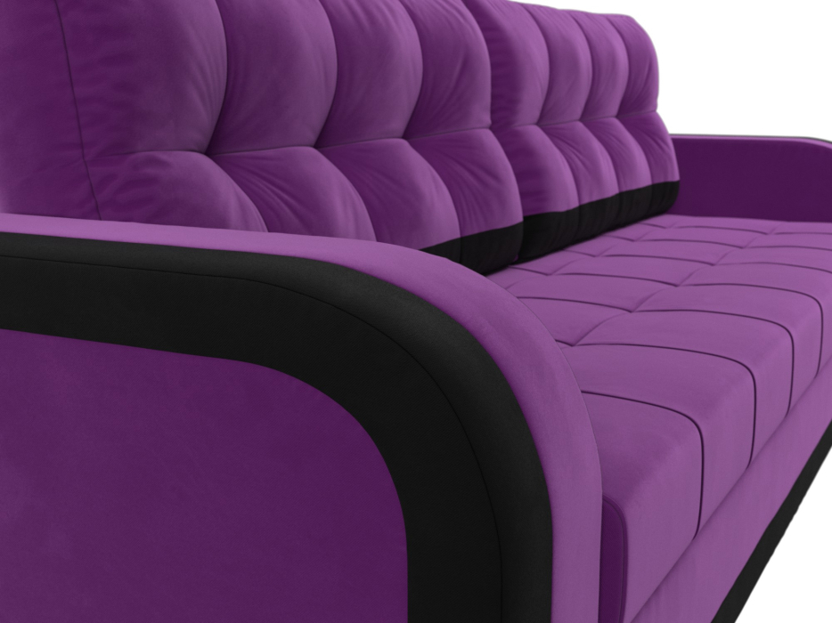 Диваны с ящиком для белья, Диван прямой Марсель, микровельвет