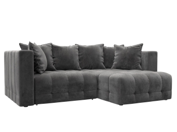 Диван угловой Лига-052 НПБ угол универсальный, велюр TOWER