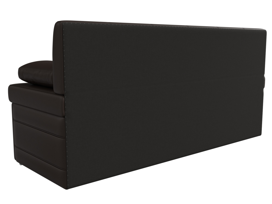 Диваны прямые кухонные, Кухонный прямой диван Лео, экокожа