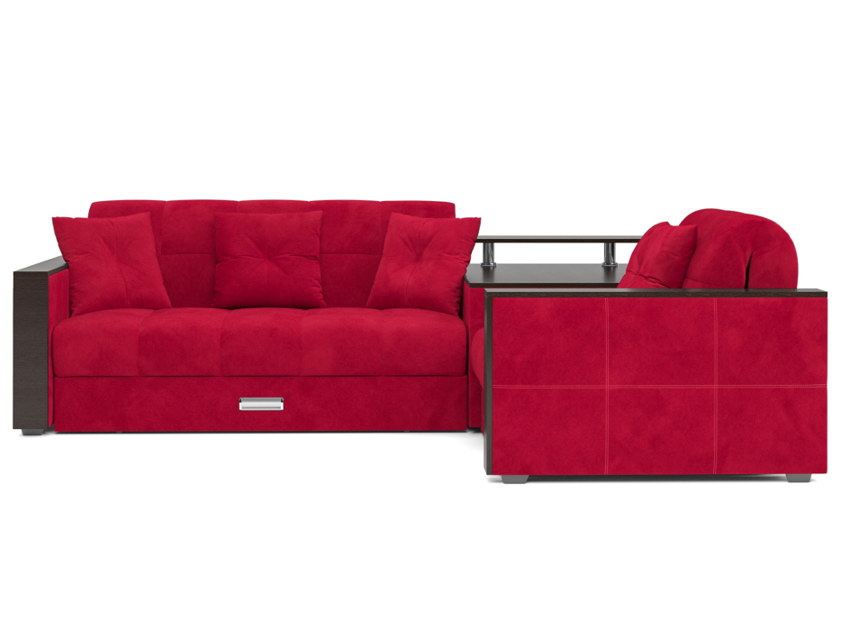 Диваны угловые в гостиную, Диван угловой Прага НПБ Микровелюр