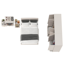 Стильная мебель в спальню Афина со спальным местом на 1400