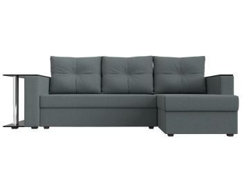 Угловой диван Атланта правый угол, рогожка Амур