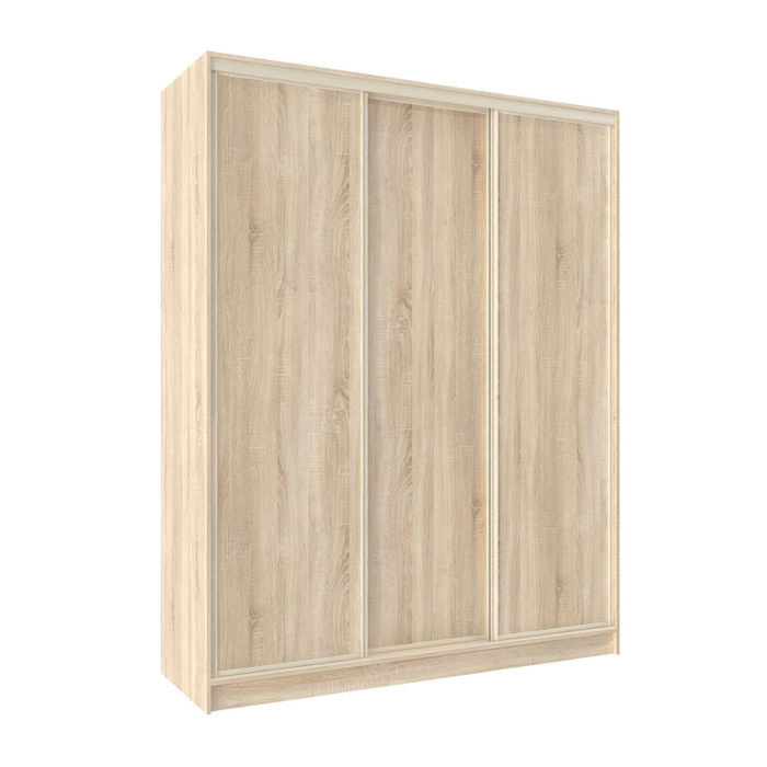 Шкафы-купе, Шкаф-купе 3-дв  Домашний 1800 лдсп/лдсп  (в2295*ш1800*г595)