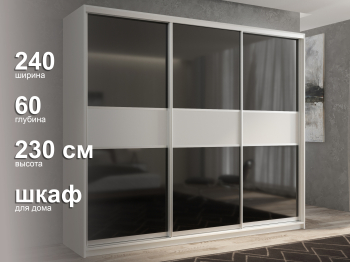 Шкаф-купе 3х дверный Кааппи 12 240х60