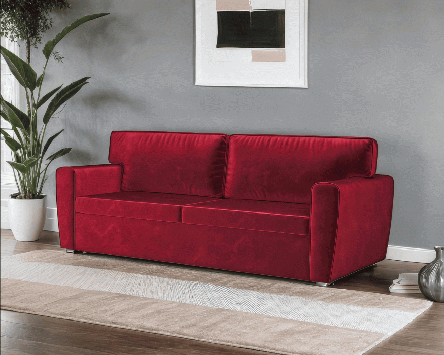 Диваны еврокнижки, Диван прямой еврокнижка Оскар (Бархат)