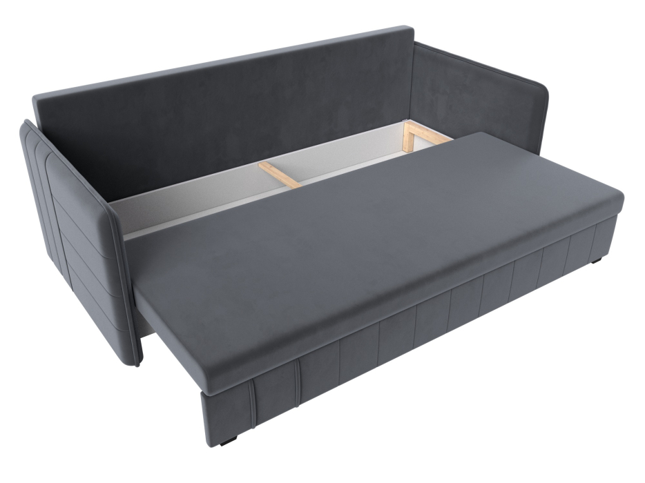 Диваны еврокнижки, Прямой диван Слим, велюр