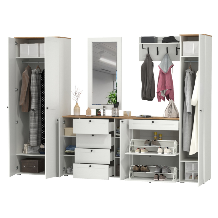 Прихожие, Мебельная стенка для прихожей Остин № 61