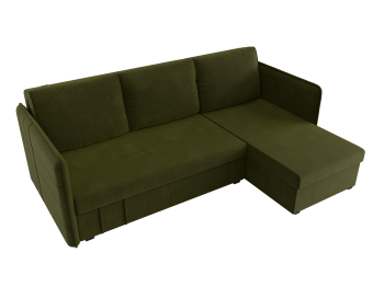 Угловой диван Слим правый угол, микровельвет