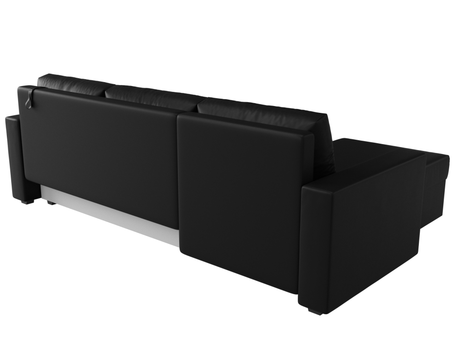 Диваны угловые в гостиную, Угловой диван Траумберг Лайт левый угол, экокожа