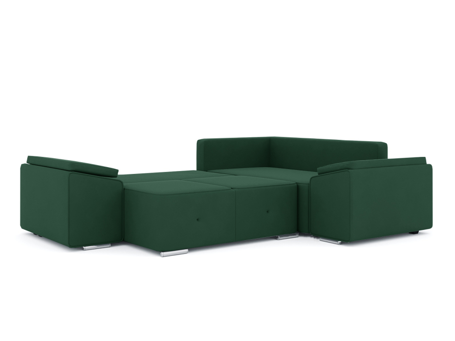 Диваны угловые в гостиную, Диван-кровать угловой Хавьер 1 ПБ еврокнижка, велюр