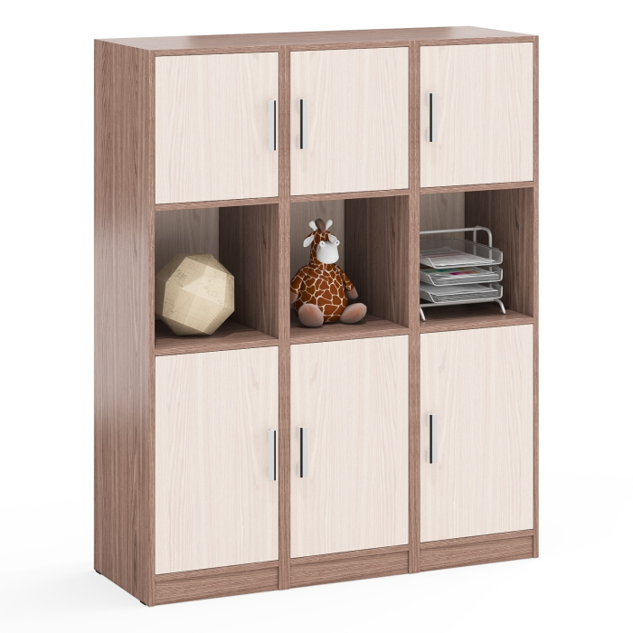 Шкафы двухстворчатые, Набор из трёх пеналов с нишей СК-9