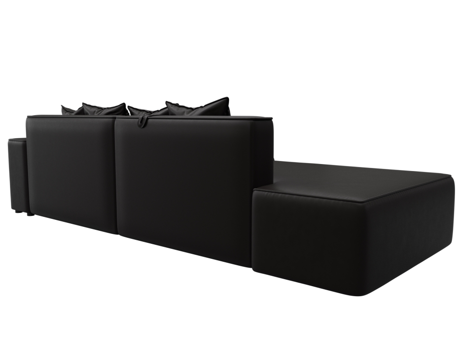 Диваны угловые в гостиную, Диван угловой Лига-079 угол правый, экокожа GRIFON