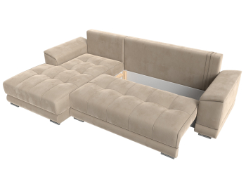 Угловой диван НордСтар левый угол, велюр