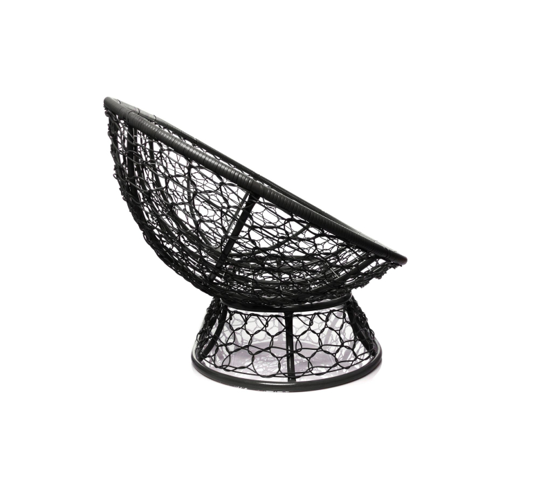 Диваны, Диван МАМАСАН с ротангом чёрный